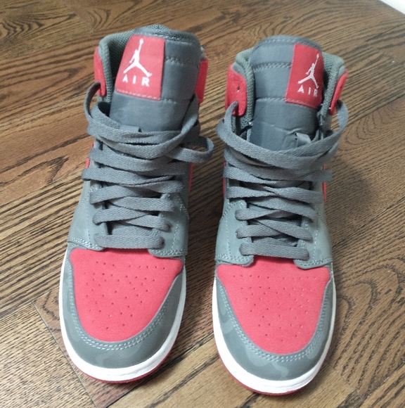 Boys Jordan 1 retro high 'premium red camo' - Picture 5 of 9